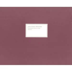 Spartito Brahms Fantasien op. 116 edizione Henle Verlag