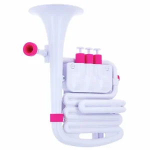 Nuvo jHorn white-pink, strumento a fiato in plastica